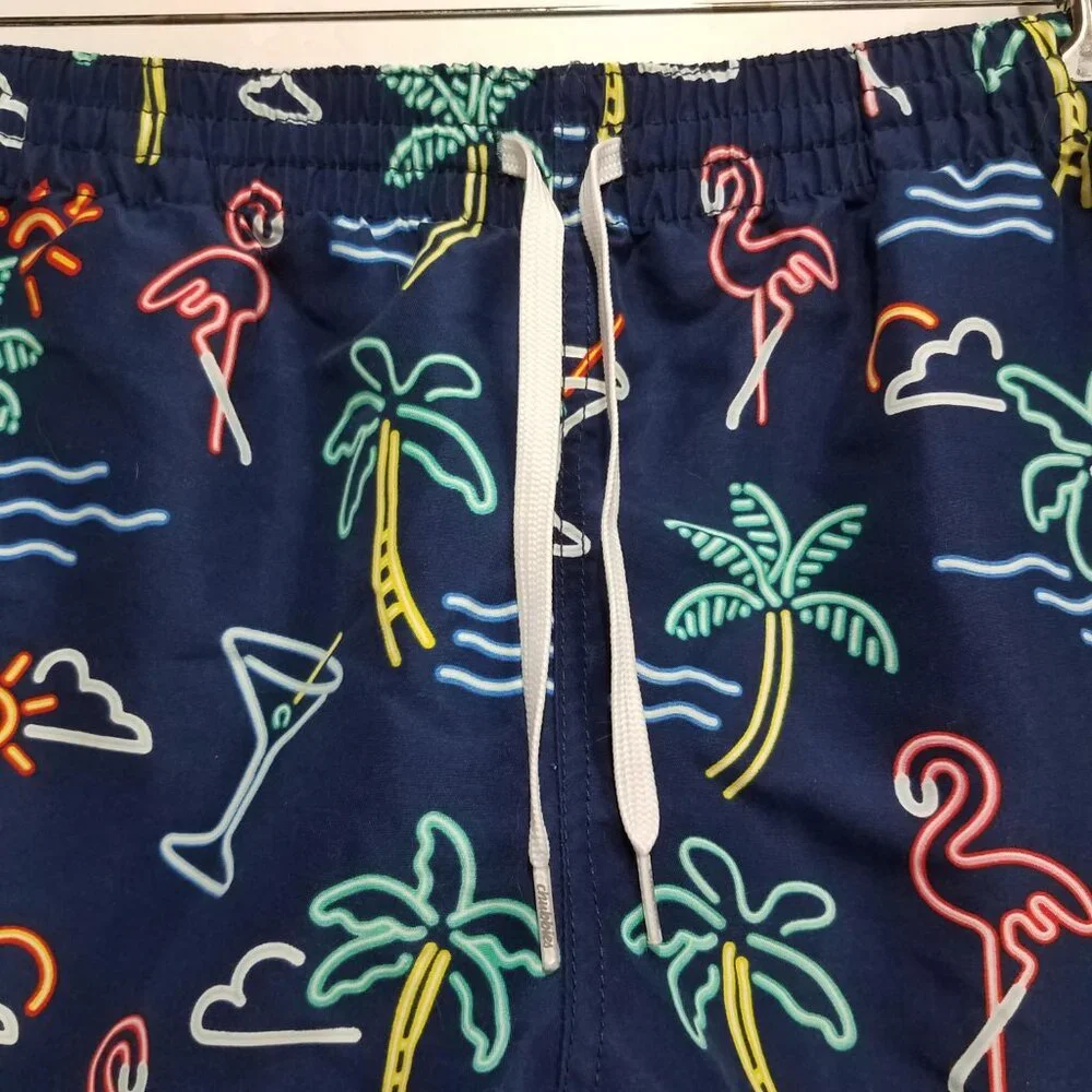 Chubbies The Neon Lights Swim Trunks Mens XL Extra Large 5
